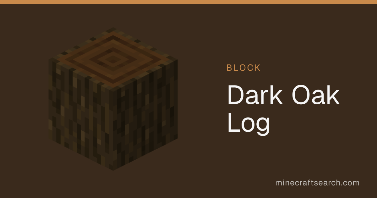 dark-oak-log-in-minecraft-recipe-uses