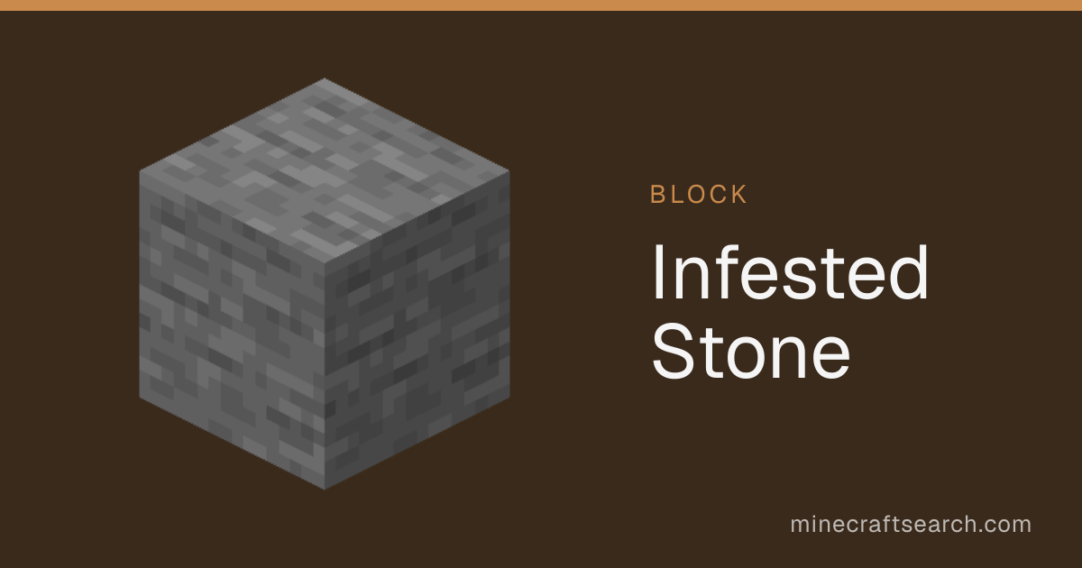 Infested Stone in Minecraft: Recipe & Uses
