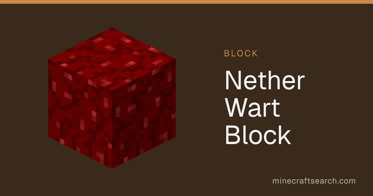 Nether Wart Block in Minecraft: Recipe & Build Ideas