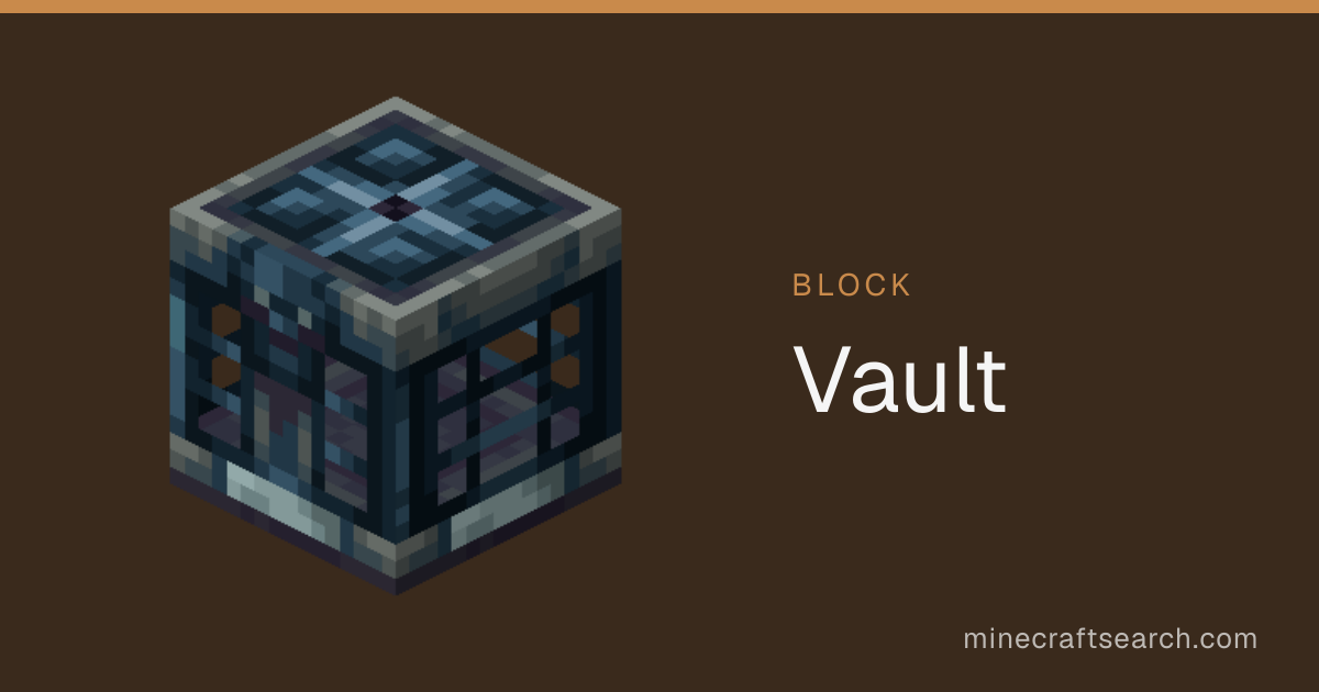 Vault in Minecraft: Biome, Crafting & Uses