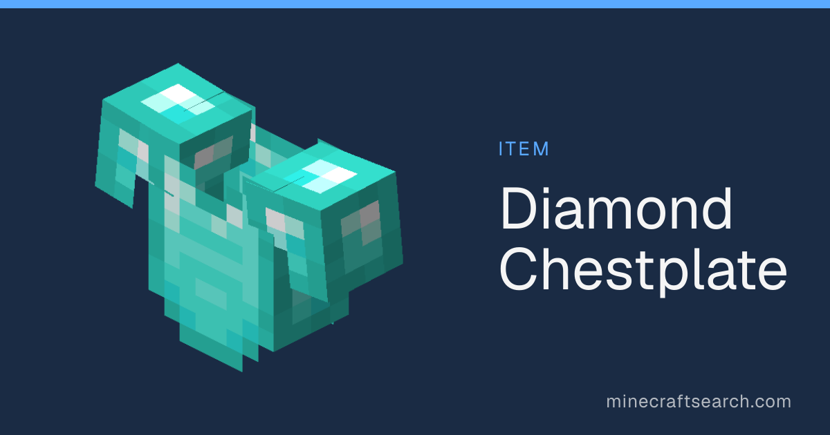 Diamond Chestplate Armor in Minecraft: Stats & Crafting