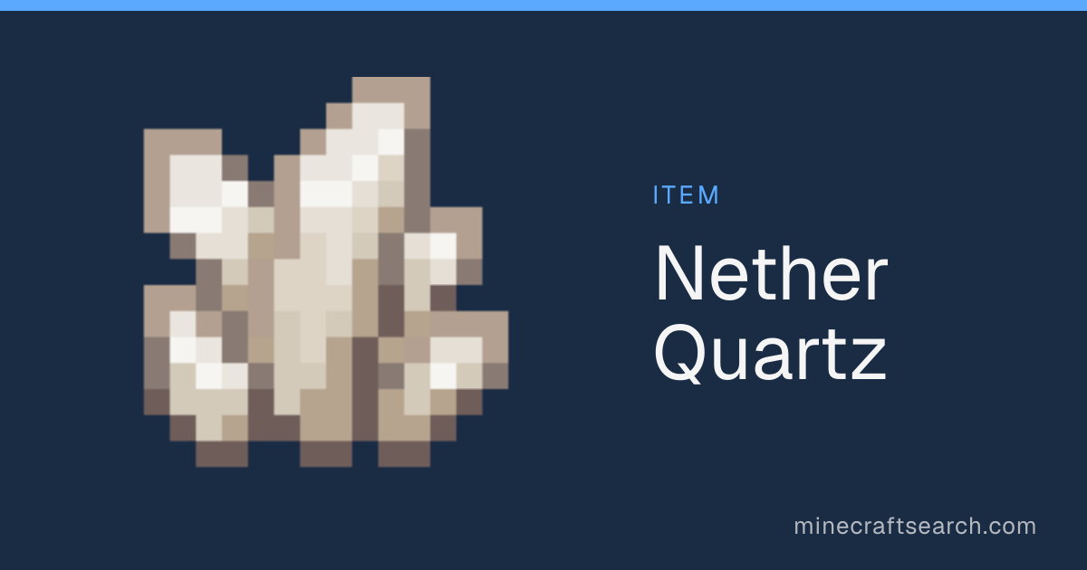 Nether Quartz in Minecraft: Where to Find & Uses