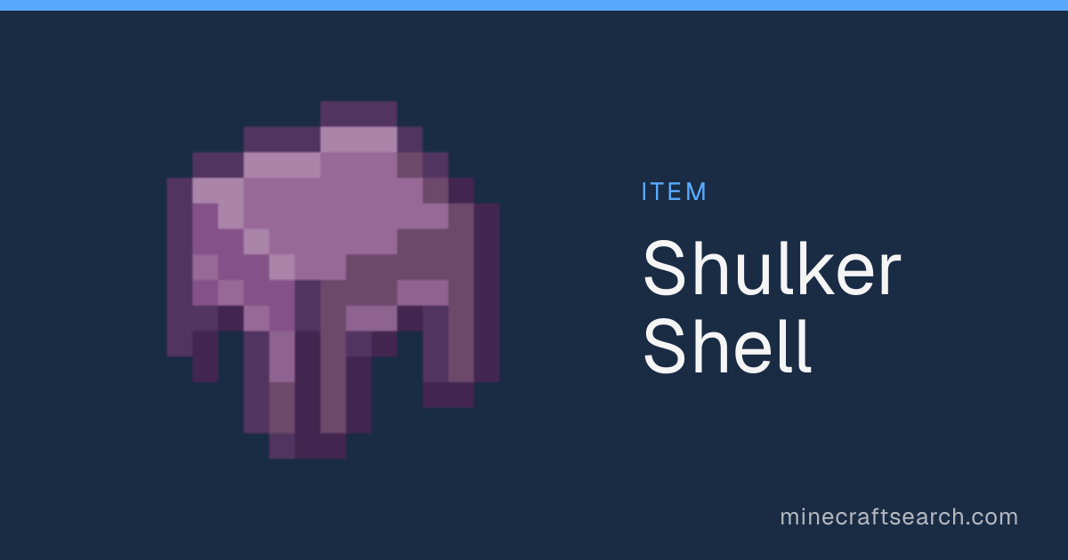 Shulker Shell in Minecraft: Where to Find & Uses