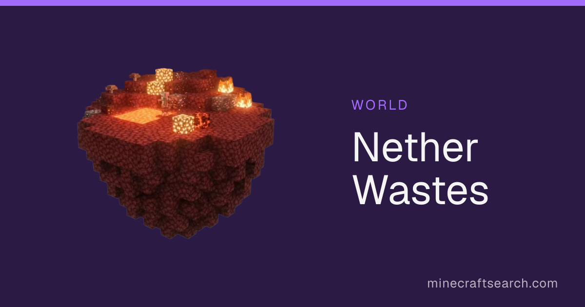 Nether Wastes Biome — Mobs, Ores, and Structures in Minecra…