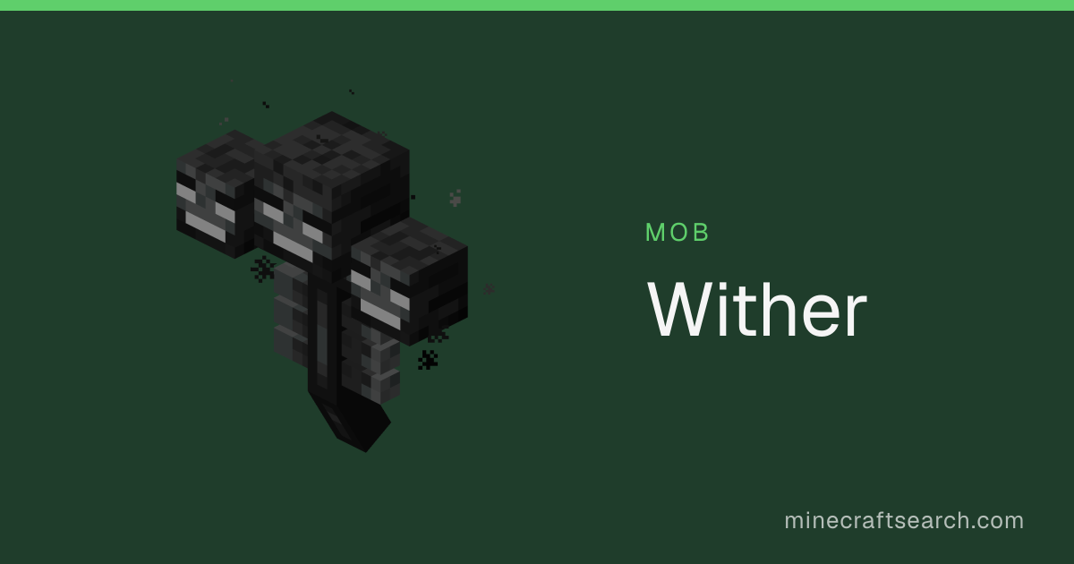 Wither en Minecraft: pelea de jefe, botín y estrategia