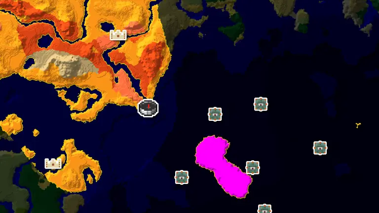 Four Monuments Off the Desert Coast