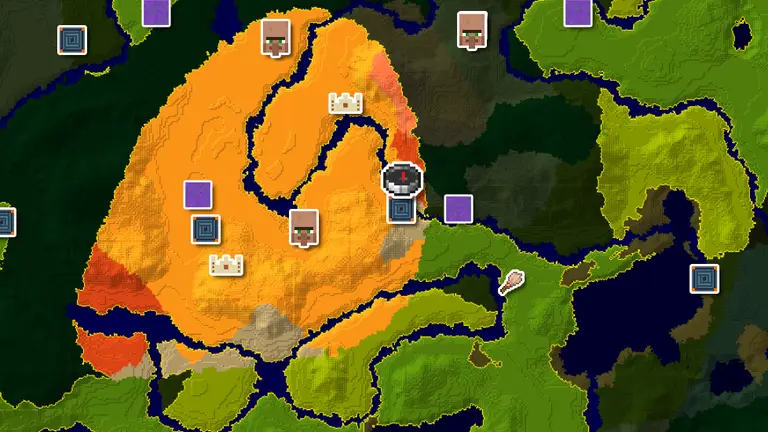 Badlands and Jungle Crossroads Spawn