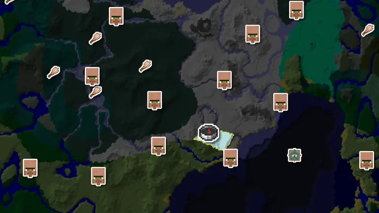 Ice Spikes Spawn With Seven Villages