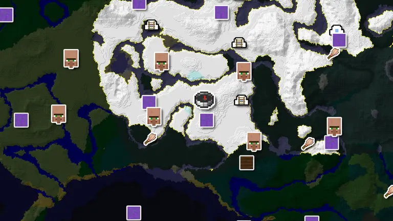 Snowfield Villages With an Igloo Trail