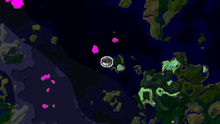 Mushroom Island Coast of Ocean Ruins