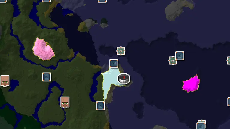 Ice Spikes Spawn Near Mushroom Island