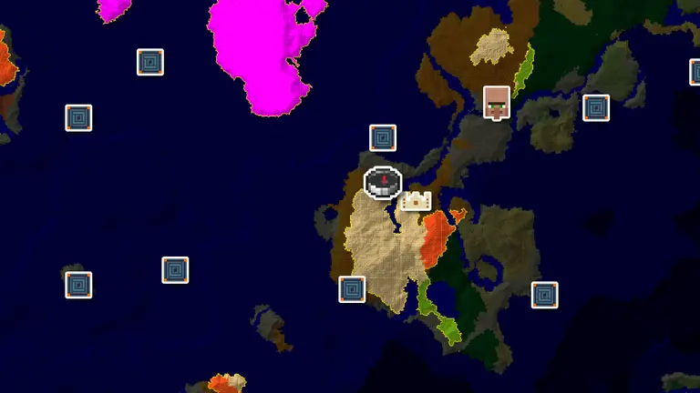 Wooded Badlands Spawn With Desert Pyramid