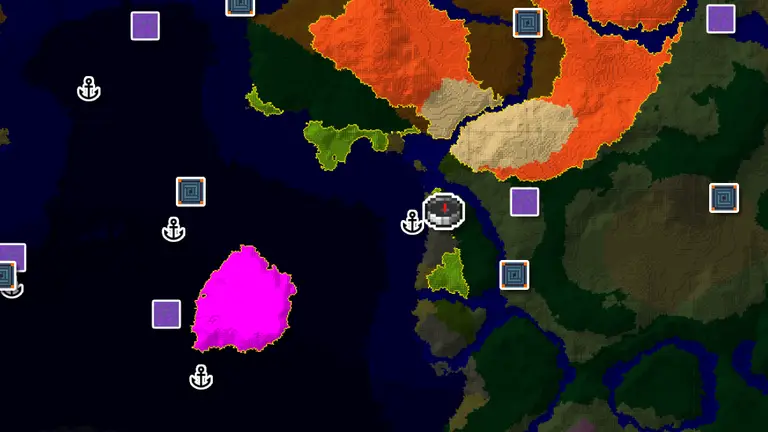 Jungle Coast With a Mushroom Isle West