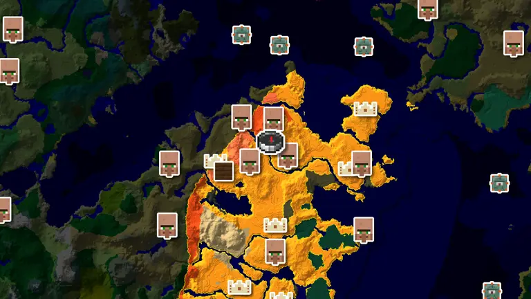 Seven Desert Villages and an Outpost