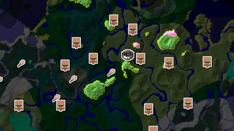 Eight Villages Around a Meadow Spawn
