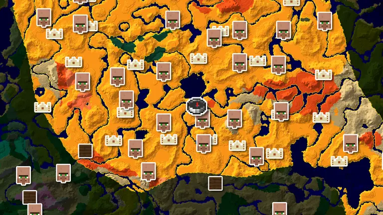 Village Belt With Eight Desert Pyramids