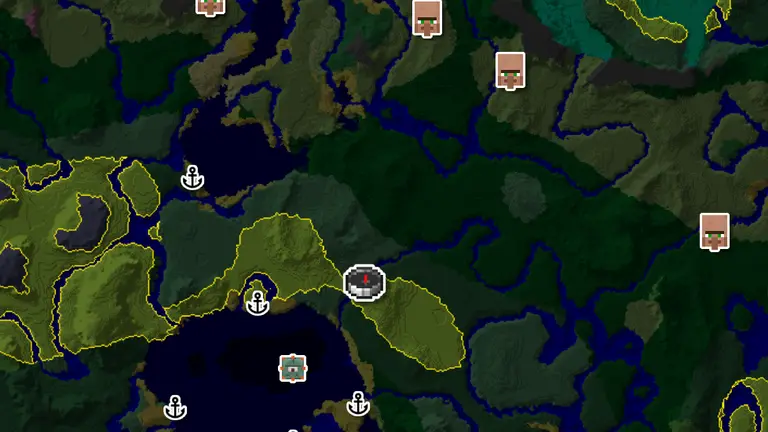 Spawn on a Woodland Mansion Roof