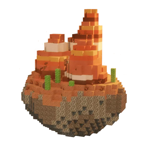 Minecraft Eroded Badlands