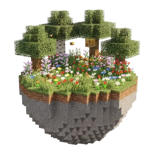 Minecraft Flower Forest