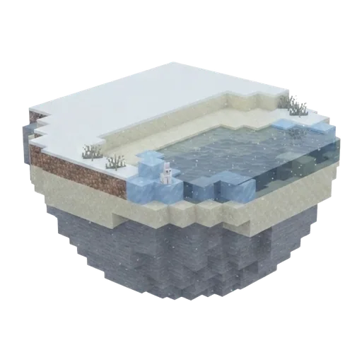 Minecraft Snowy Beach