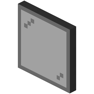 Black Stained Glass Pane image