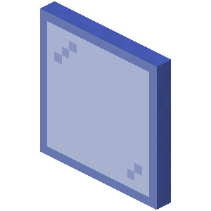 Blue Stained Glass Pane image