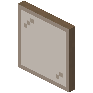 Brown Stained Glass Pane image