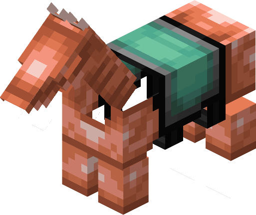 Armadura de cobre para caballo