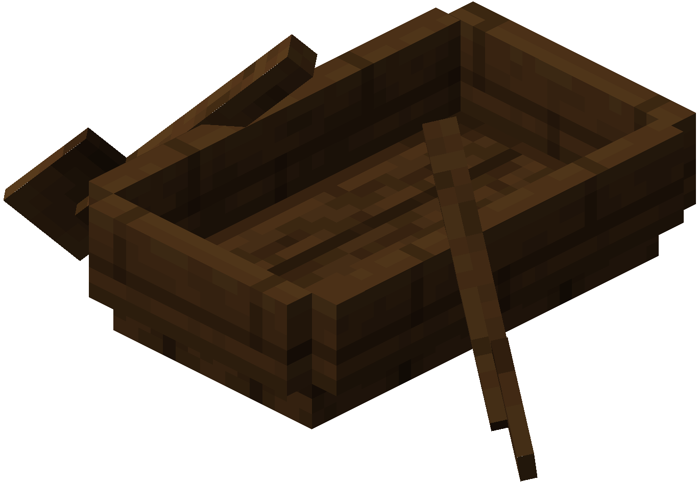 Dark Oak Boat image