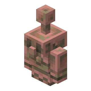 Exposed Copper Golem Statue image