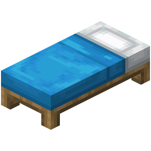 Light Blue Bed image