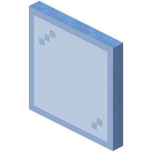 Light Blue Stained Glass Pane image