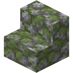 Mossy Cobblestone Stairs image