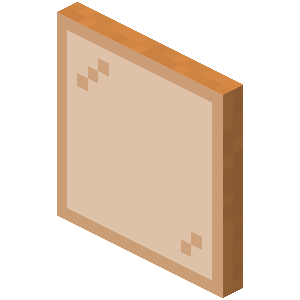 Orange Stained Glass Pane image