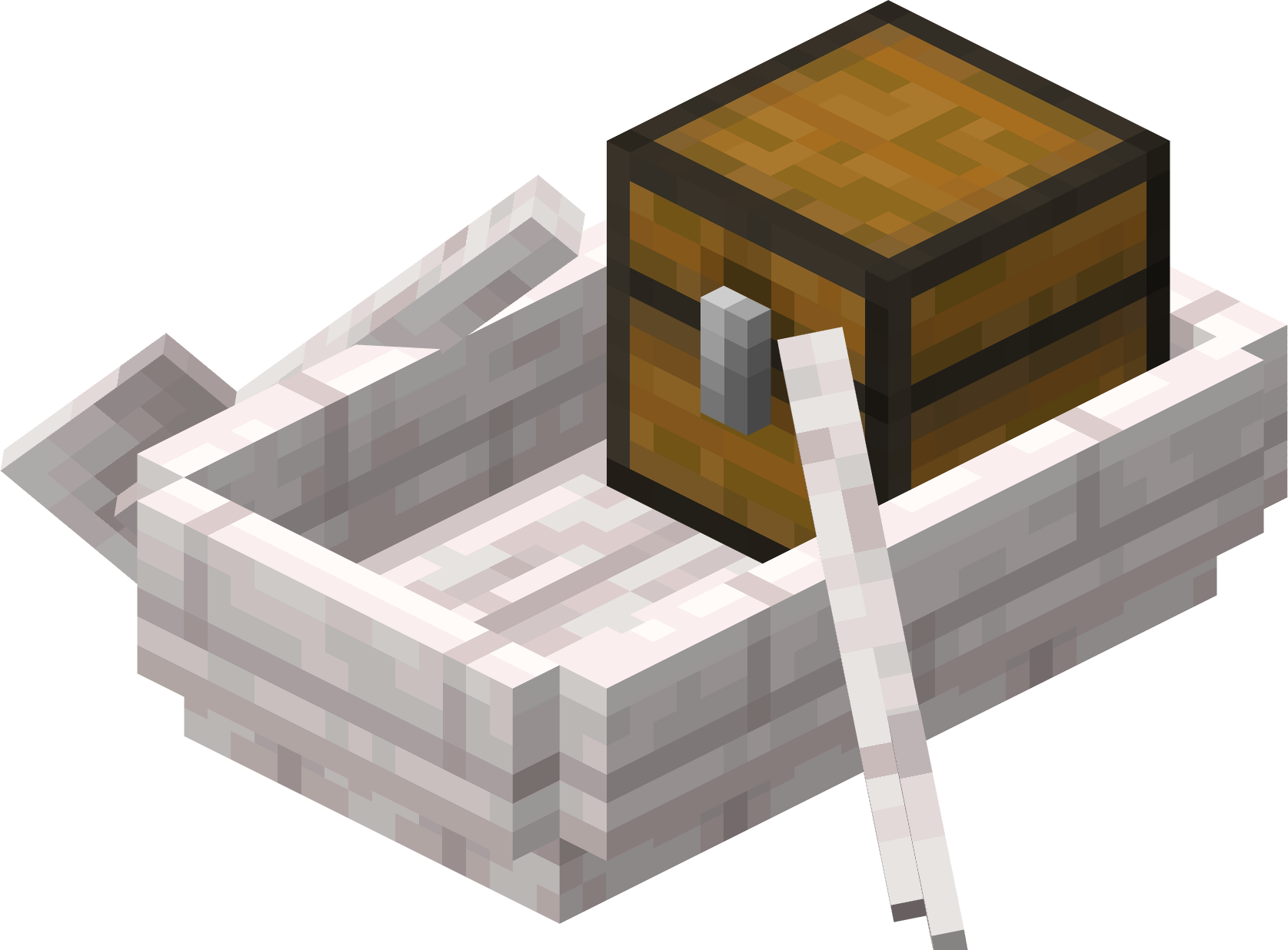 Pale Oak Boat with Chest image
