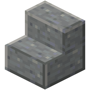 Polished Andesite Stairs image
