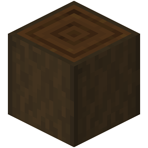Stripped Dark Oak Log image