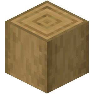 Stripped Oak Log image