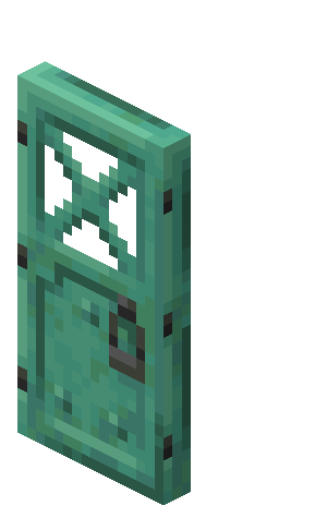 Waxed Oxidized Copper Door image