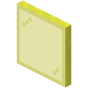 Yellow Stained Glass Pane image