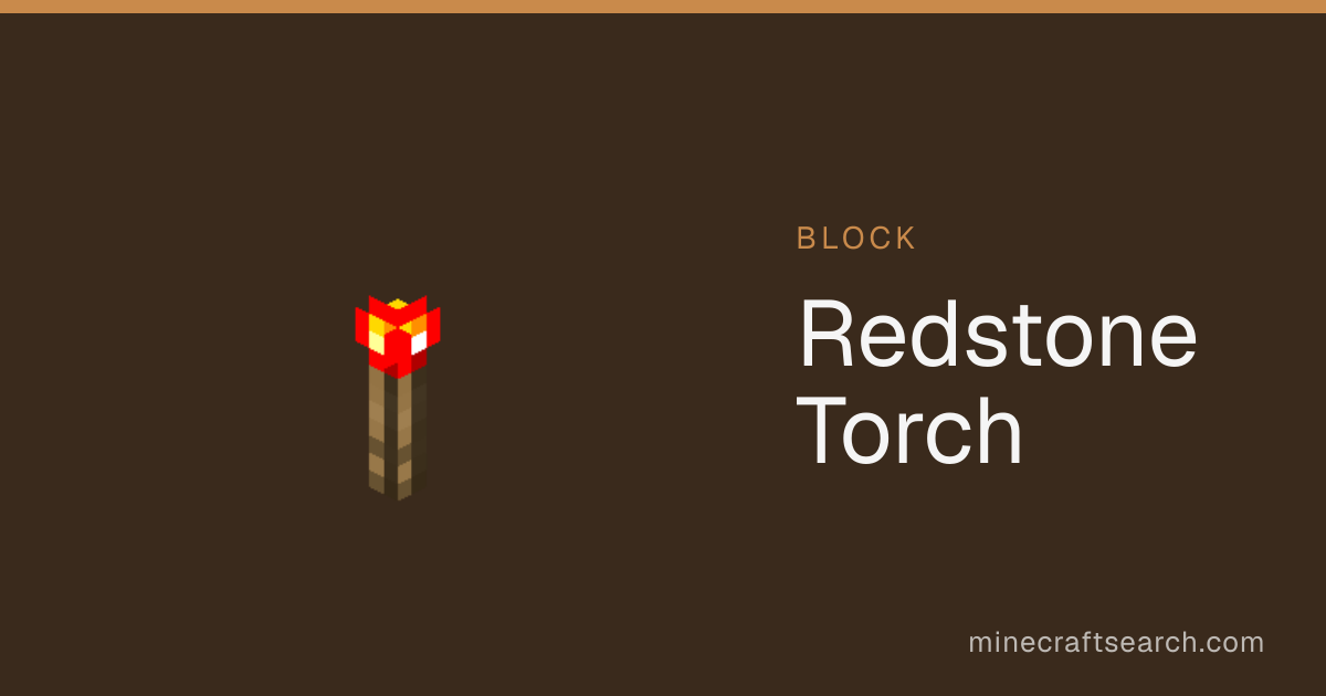 Tocha de Redstone em Minecraft: usos de redstone e receita